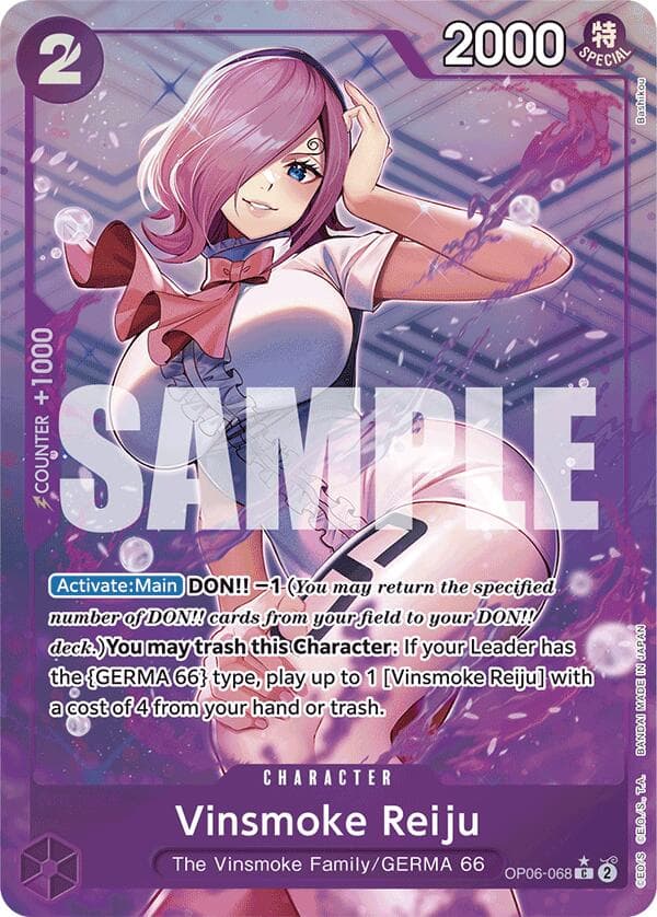 Vinsmoke Reiju (OP06-068) (Full Art) — Premium Booster -The Best- card