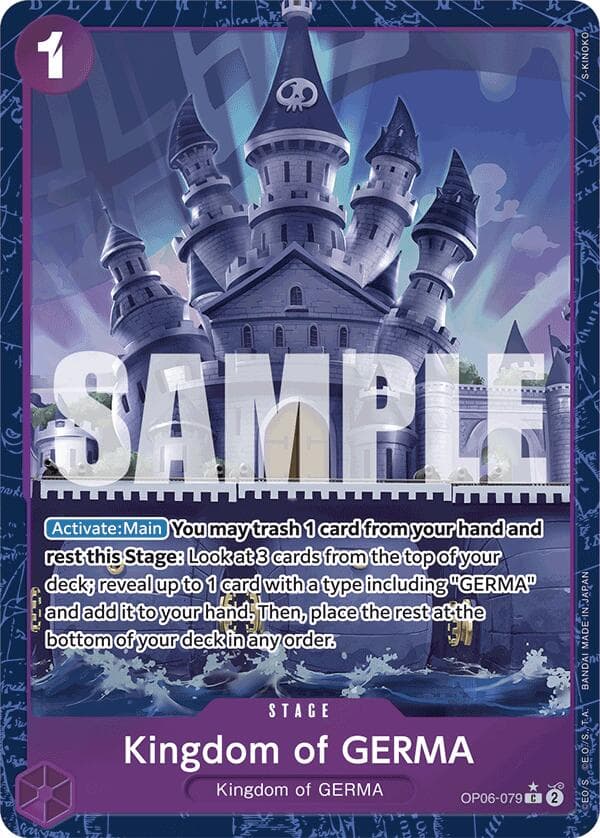 Kingdom of GERMA (Alternate Art) — Premium Booster -The Best- card