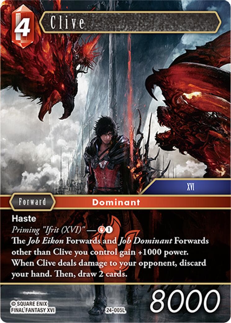 Clive — Hidden Legends card