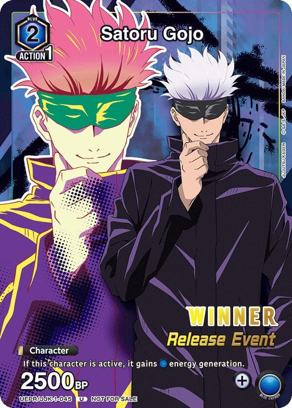 Satoru Gojo (Release Event Winner) — UE03BT: Jujutsu Kaisen Release Event Cards card