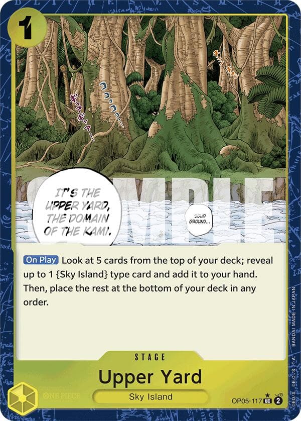 Upper Yard (Textured Foil) — Premium Booster -The Best- card