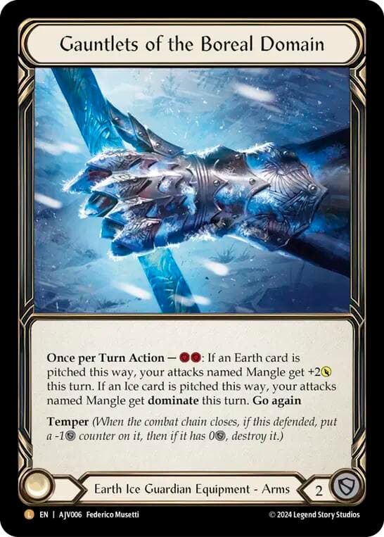 Gauntlets of the Boreal Domain — Armory Deck: Jarl Vetreidi card