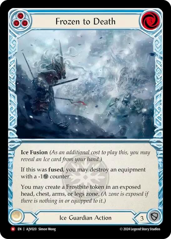 Frozen to Death — Armory Deck: Jarl Vetreidi card