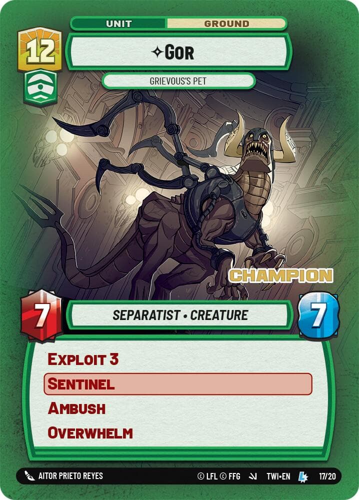 Gor - Grievous's Pet (Champion) — Organized Play Promos card