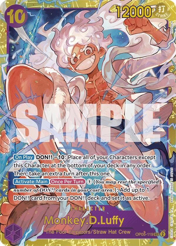 Monkey.D.Luffy (OP05-119) (Reprint) — Premium Booster -The Best- card