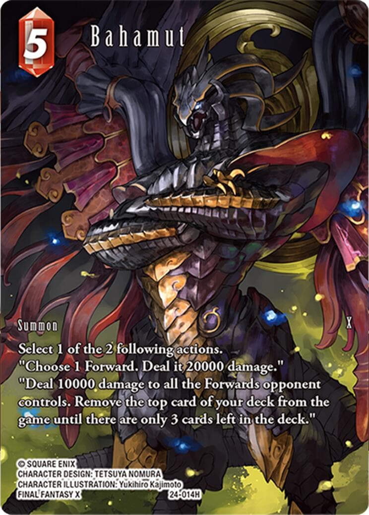 Bahamut (Full Art) — Hidden Legends card