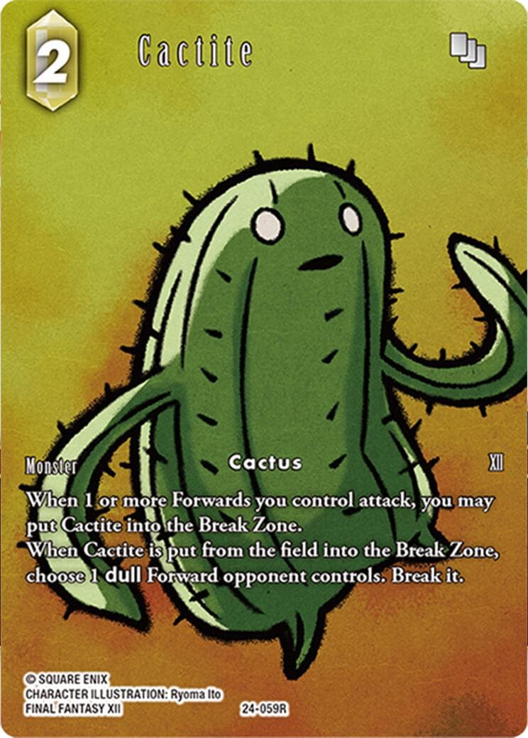 Cactite (Full Art) — Hidden Legends card