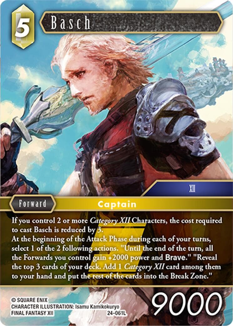 Basch — Hidden Legends card