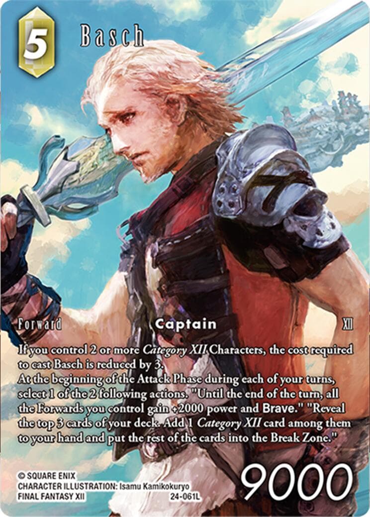 Basch (Full Art) — Hidden Legends card