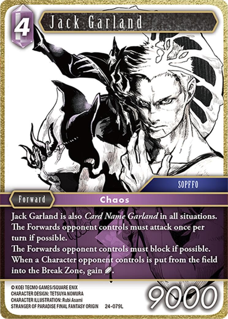 Jack Garland — Hidden Legends card