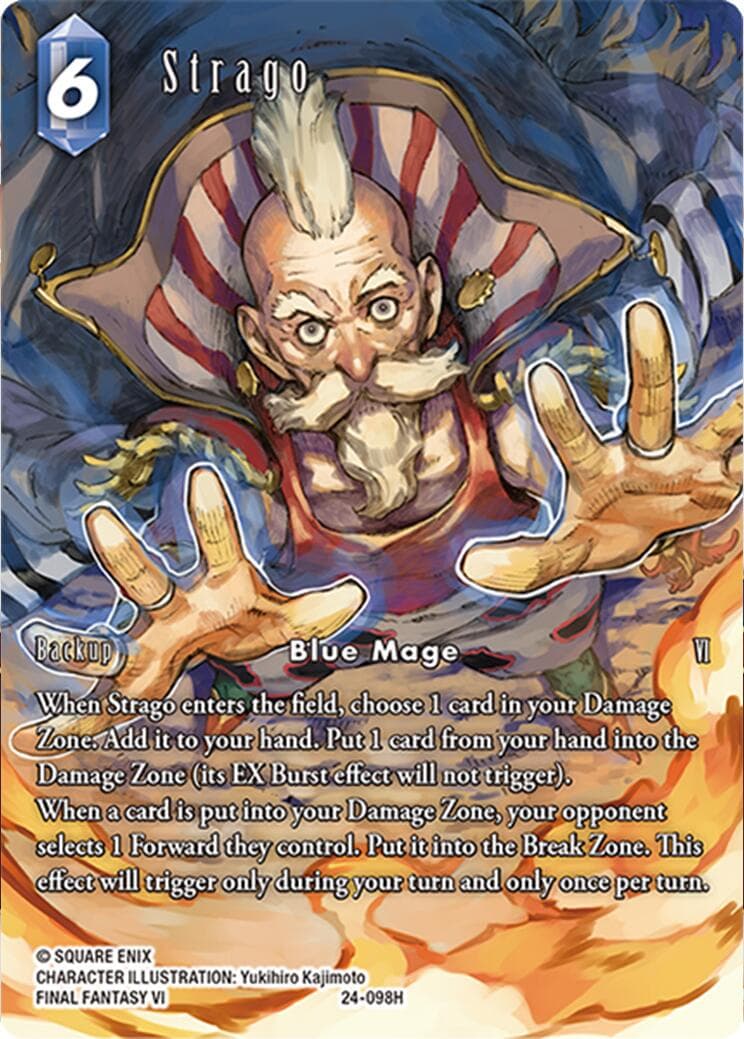 Strago (Full Art) — Hidden Legends card