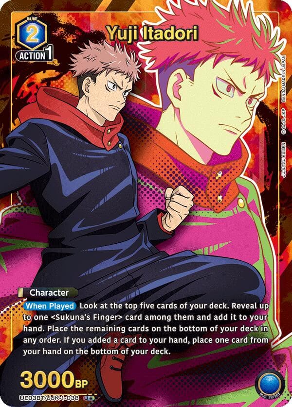 Yuji Itadori (038) (U*) — UE03BT: Jujutsu Kaisen card