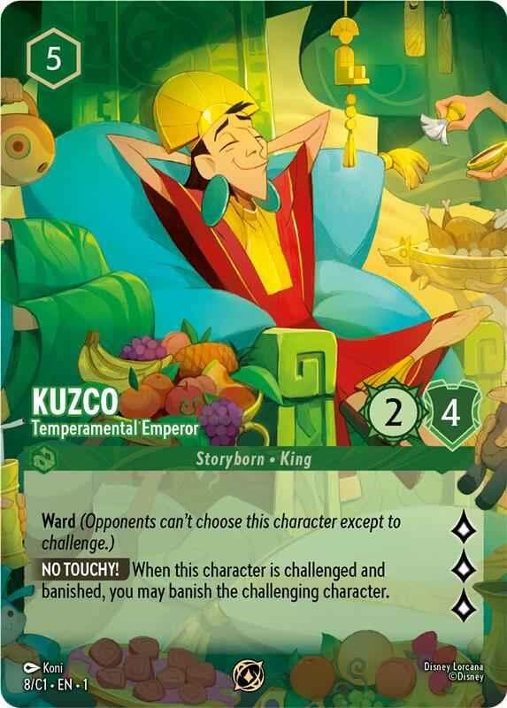 Kuzco - Temperamental Emperor — Disney Lorcana Promo Cards card
