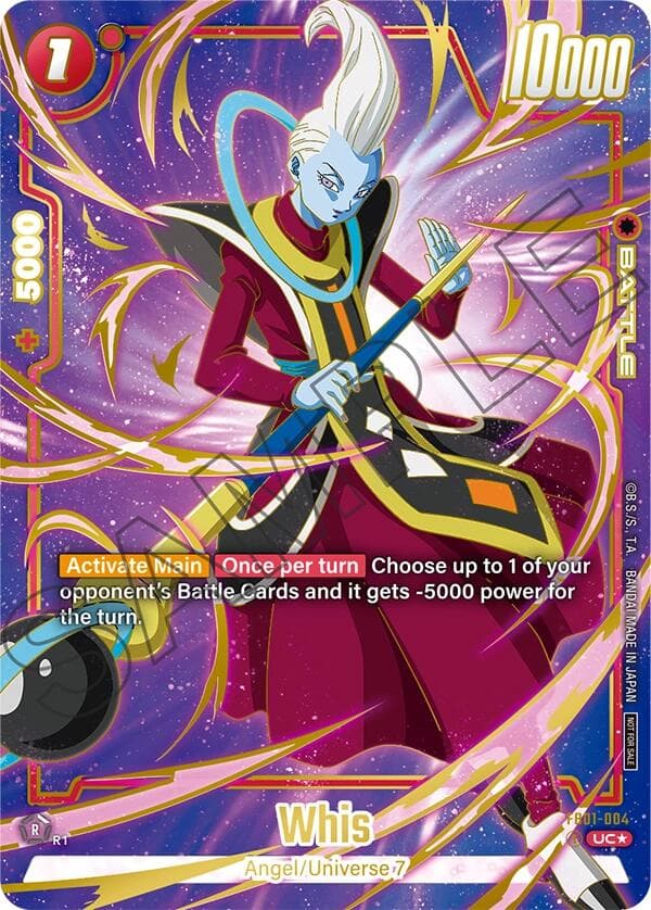 Whis (Championship Pack 03 Finalist) — Tournament and Championship Promos card