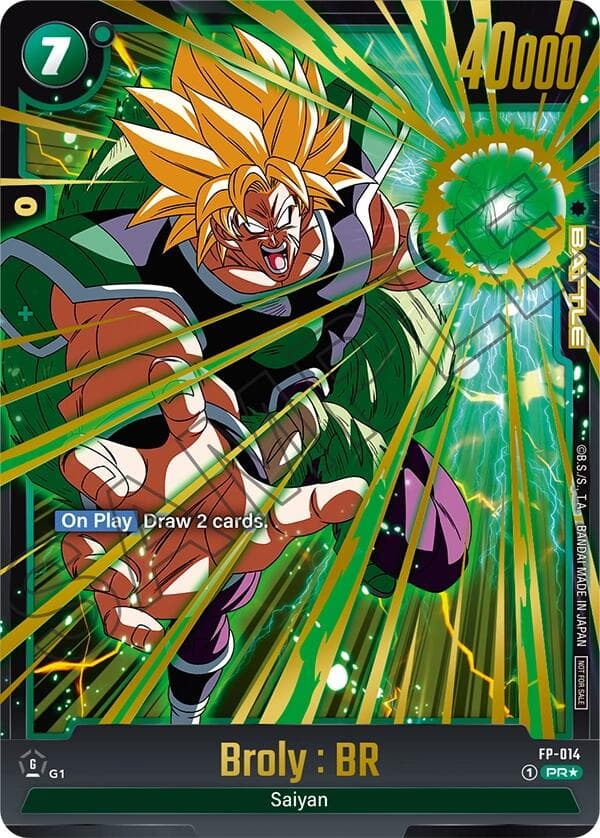 Broly : BR - FP-014 (Selection Pack 01) — Tournament and Championship Promos card