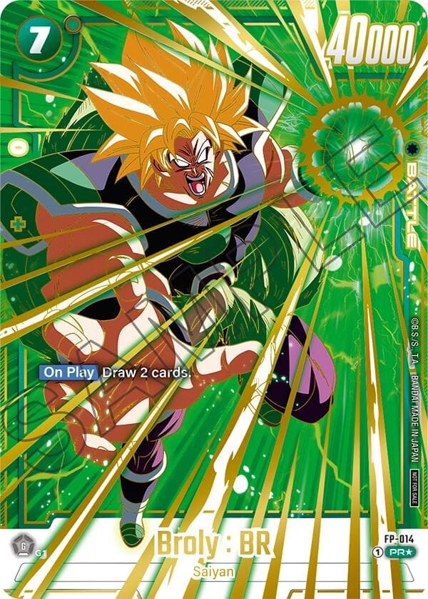 Broly : BR - FP-014 (Selection Pack 01 Finalist) — Tournament and Championship Promos card