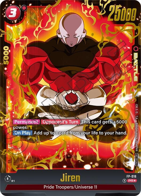 Jiren - FP-016 (Selection Pack 01) — Tournament and Championship Promos card