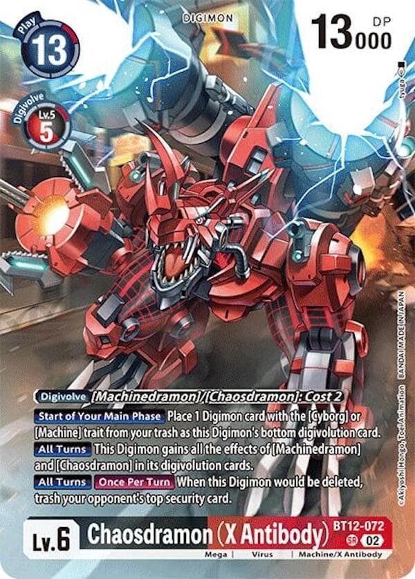 Chaosdramon (X Antibody) (Alternate Art) — Special Limited Set card