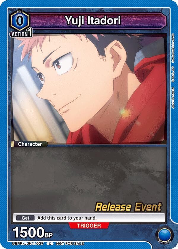 Yuji Itadori (037) — UE03BT: Jujutsu Kaisen Release Event Cards card