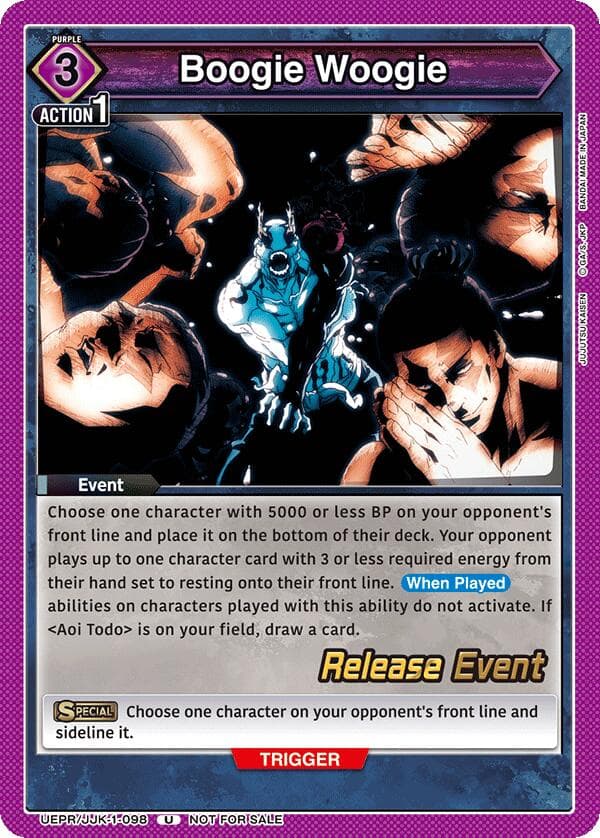 Boogie Woogie — UE03BT: Jujutsu Kaisen Release Event Cards card