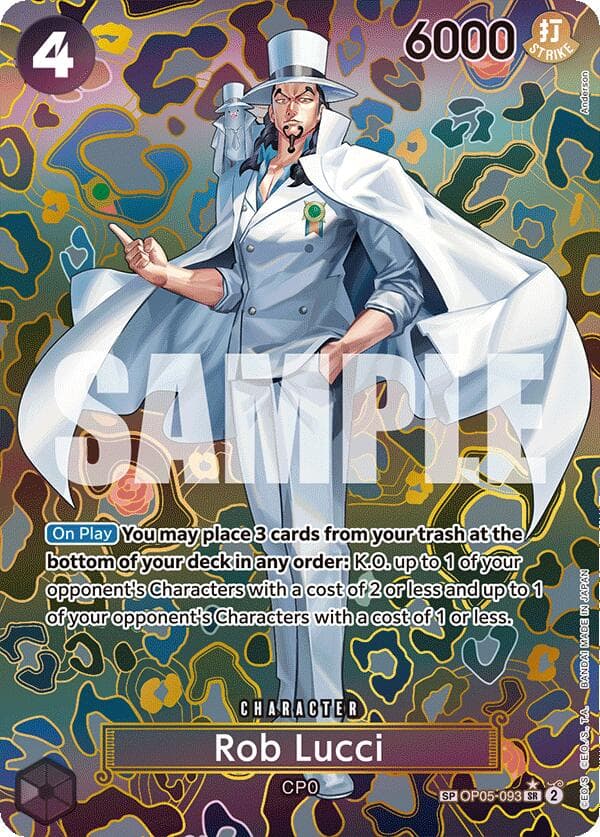 Rob Lucci (SP) — Emperors in the New World card