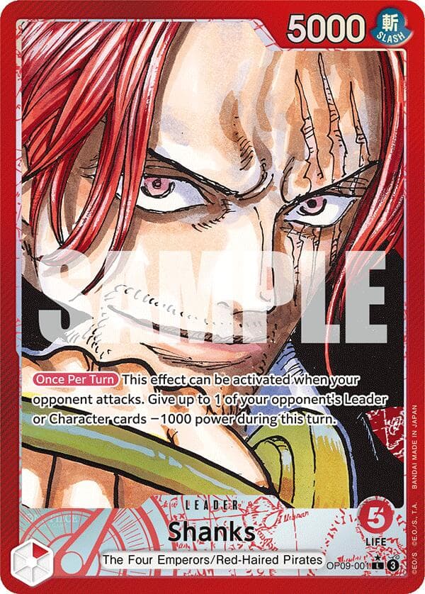 Shanks (001) (Parallel) — Emperors in the New World card