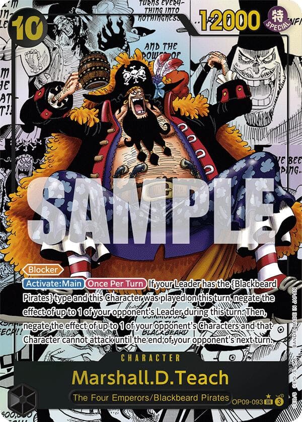 Marshall.D.Teach (093) (Manga) — Emperors in the New World card