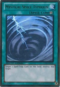 Mystical Space Typhoon — Gold Series: Haunted Mine card