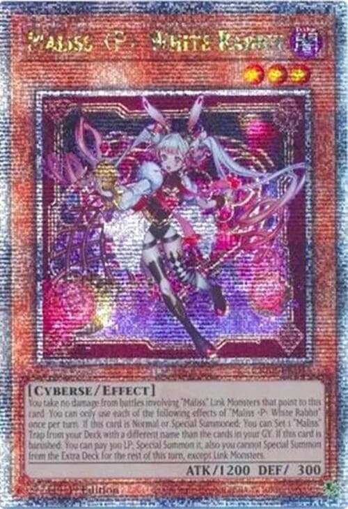 Maliss P White Rabbit (Quarter Century Secret Rare) — Crossover Breakers card