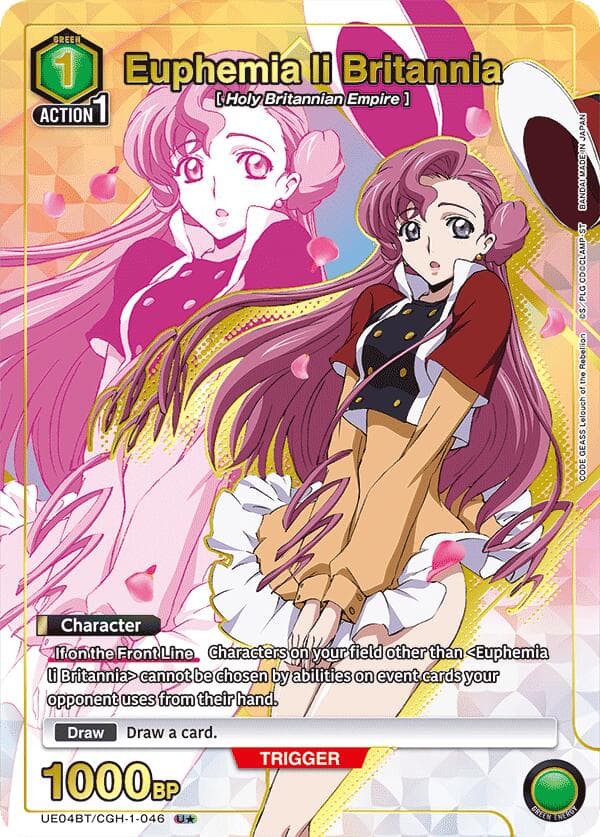 Euphemia li Britannia (046) (U*) — UE04BT: CODE GEASS: Lelouch of the Rebellion card