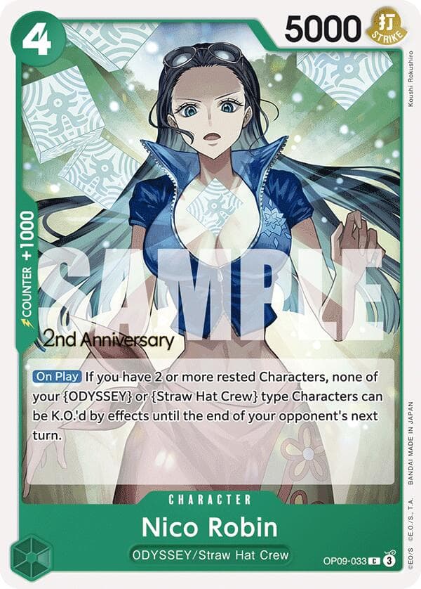 Nico Robin (033) — Emperors in the New World: 2nd Anniversary Tournament Cards card