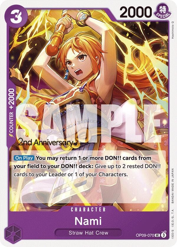 Nami (070) — Emperors in the New World: 2nd Anniversary Tournament Cards card