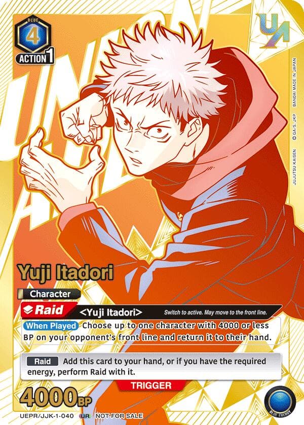 Yuji Itadori (040) — Union Arena Promotion Cards card