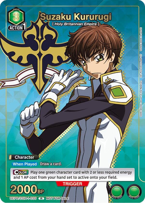 Suzaku Kururugi (035) (Gold) — Union Arena Promotion Cards card