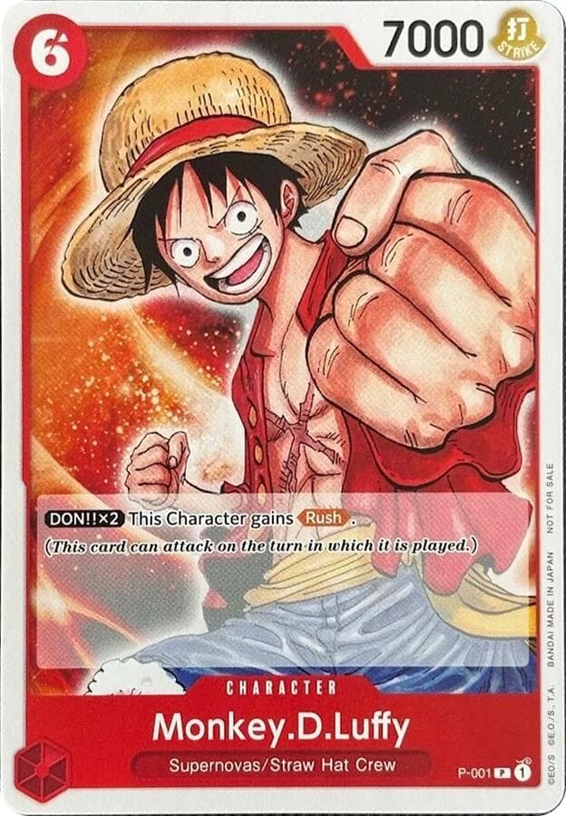 Monkey.D.Luffy (001) — One Piece Demo Deck Cards card