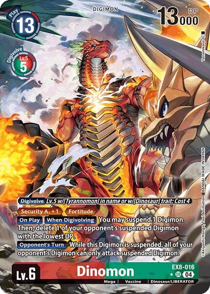 Dinomon (Alternate Art) — Chain of Liberation card