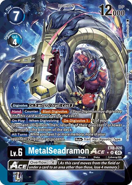 MetalSeadramon ACE (Alternate Art) — Chain of Liberation card
