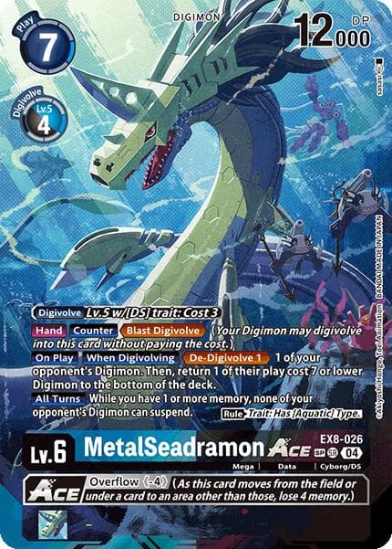 MetalSeadramon ACE (Textured) — Chain of Liberation card