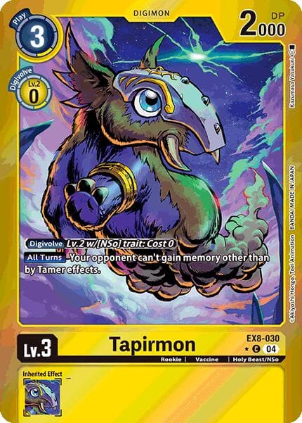 Tapirmon (Limited Foil) — Chain of Liberation card