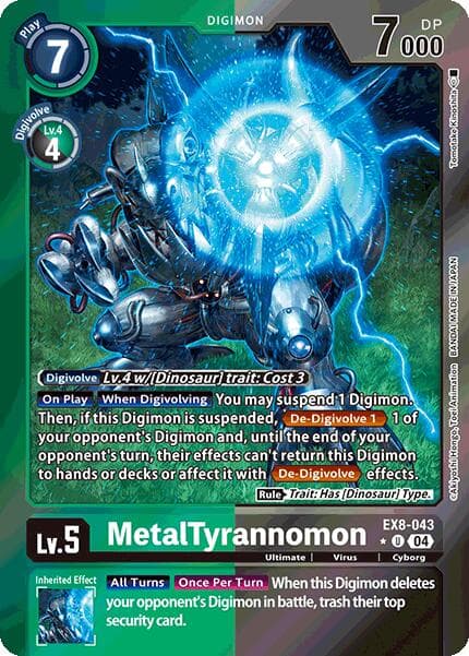 MetalTyrannomon (Limited Foil) — Chain of Liberation card