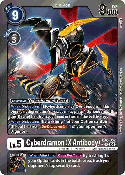 Cyberdramon (X Antibody) (Limited Foil) — Chain of Liberation card