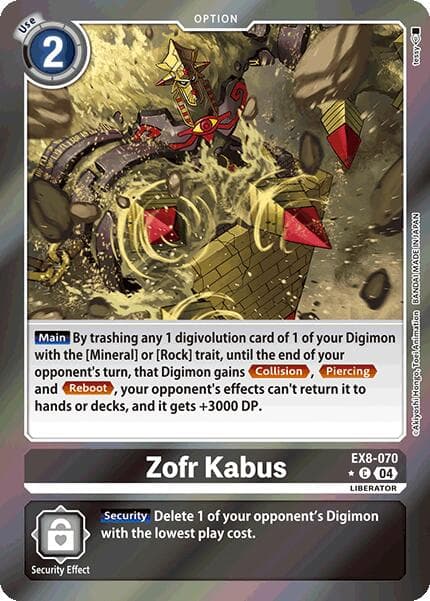 Zofr Kabus (Limited Foil) — Chain of Liberation card