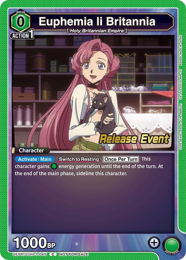 Euphemia li Britannia (045) — UE04BT: CODE GEASS: Lelouch of the Rebellion Release Event Cards card