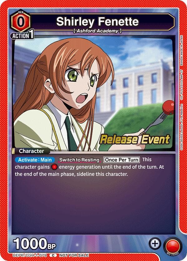 Shirley Fenette (079) — UE04BT: CODE GEASS: Lelouch of the Rebellion Release Event Cards card