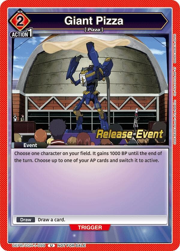 Giant Pizza — UE04BT: CODE GEASS: Lelouch of the Rebellion Release Event Cards card