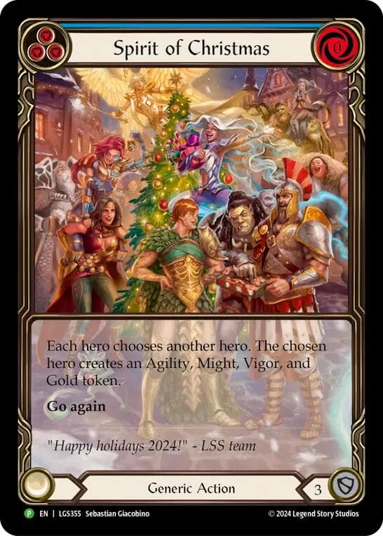 Spirit of Christmas - LGS355 — Flesh and Blood: Promo Cards card