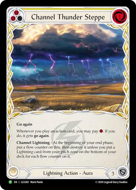 Channel Thunder Steppe - LGS365 — Flesh and Blood: Promo Cards card