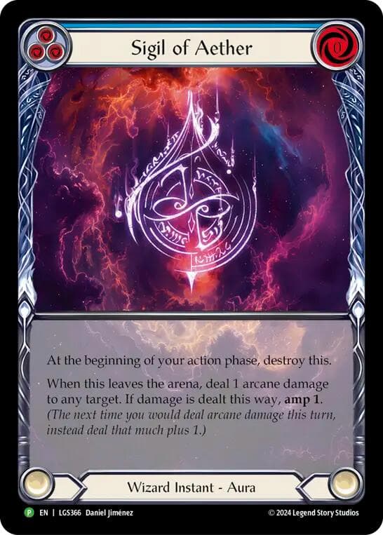 Sigil of Aether - LGS366 — Flesh and Blood: Promo Cards card
