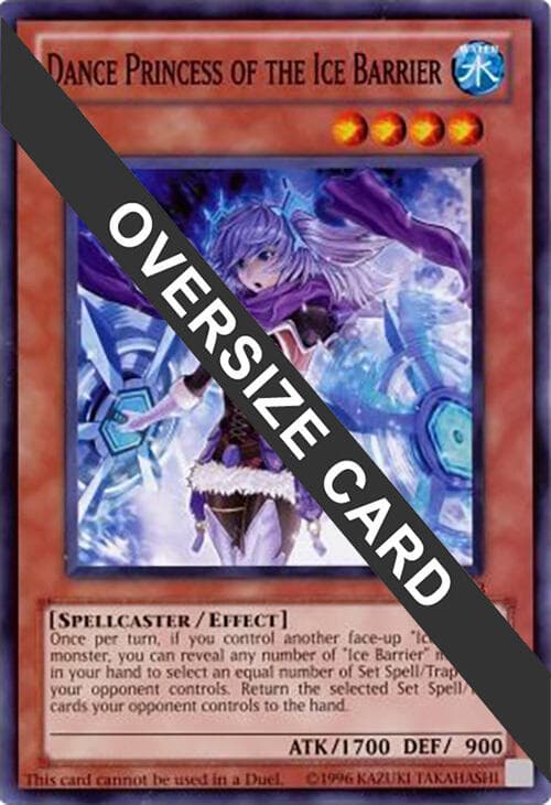 Dance Princess of the Ice Barrier (Oversized) — Miscellaneous Promotional Cards card