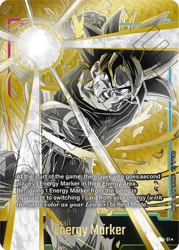 Energy Marker (E01-01) (Alternate Art Gold) — Fusion World Energy Markers card